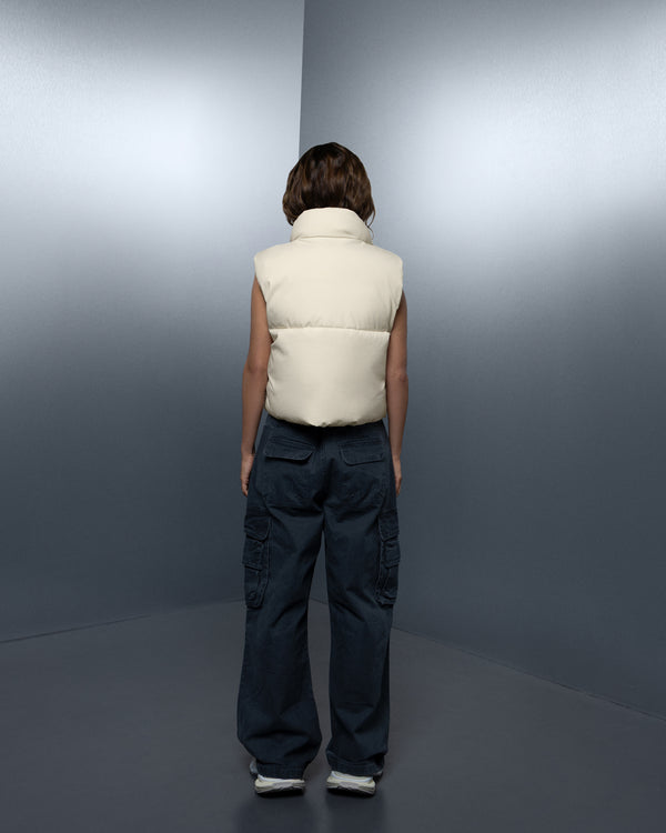 Women's vest THE ONE off-white