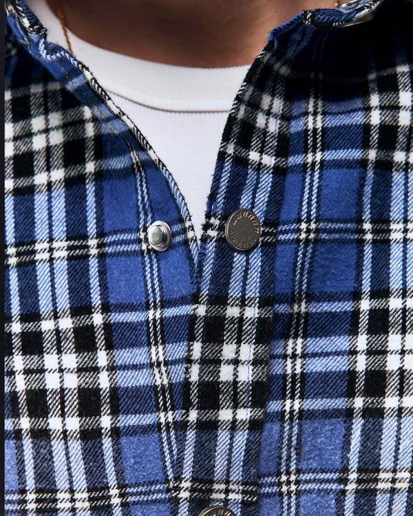 Overshirt MILLIONAIRE SKETCH washed blue