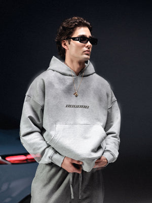 Hoodie icon. washed grey