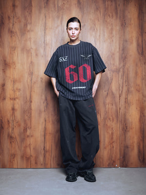 T-shirt jersey 60 washed blue