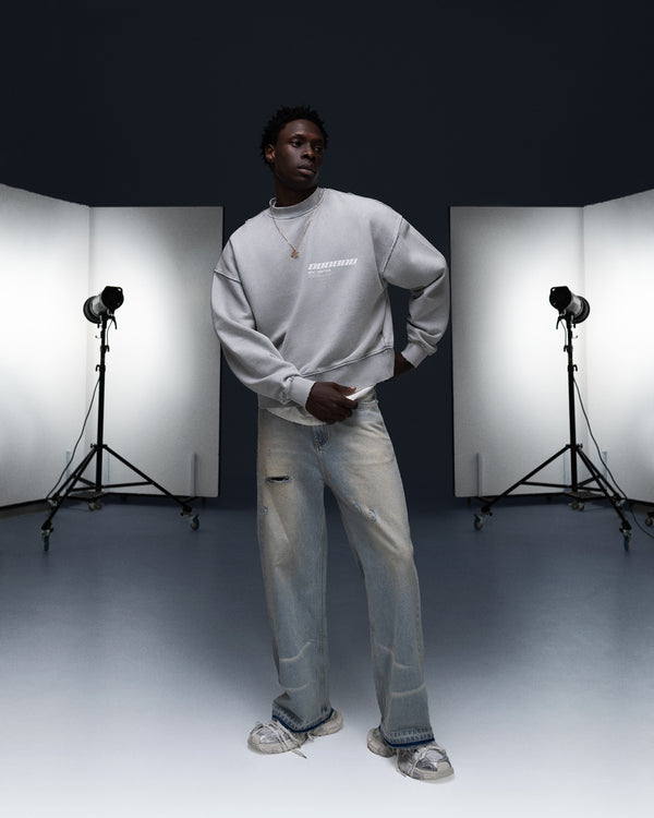 Sweatshirt MILLIONAIRE platinum washed
