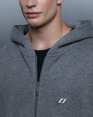 Zip-hoodie THE ONE ash gray