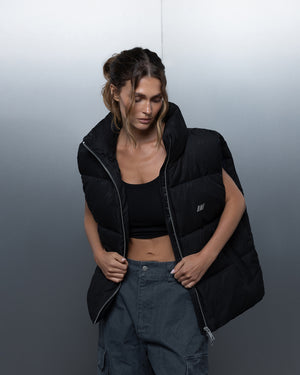 Vest ZERO FORM monogram black
