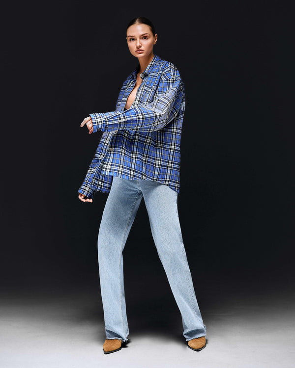 Overshirt MILLIONAIRE SKETCH washed blue