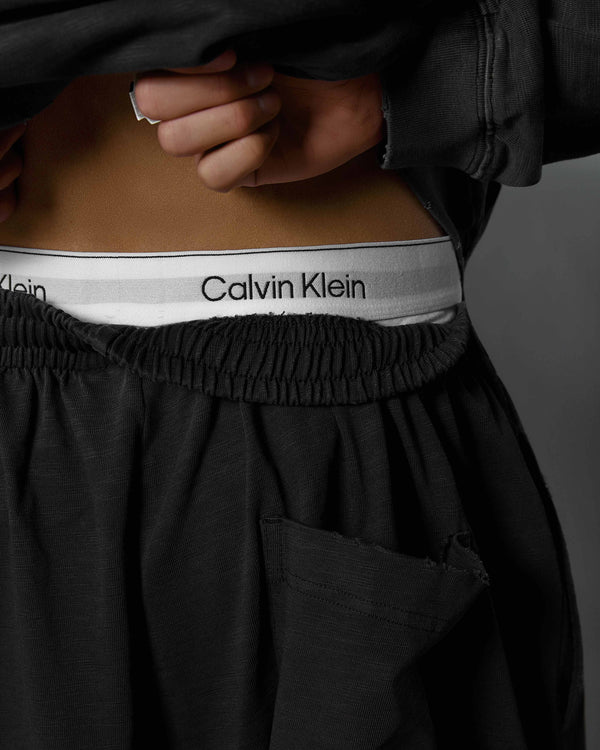 Straight pants PRESENCE bamboo washed grey