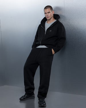 Zip-hoodie THE ONE pure black