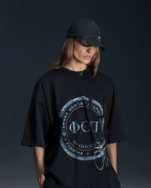 Cap SELF-OWNED faded black
