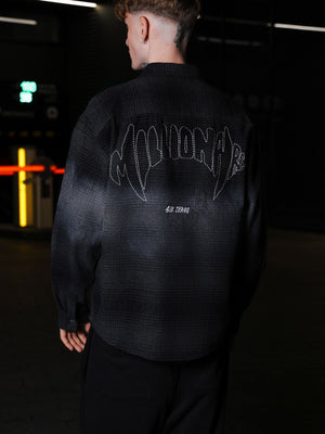 Overshirt MILLIONAIRE washed black