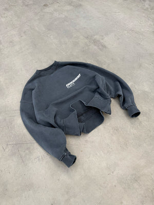 Sweatshirt MILLIONAIRE washed deep blue