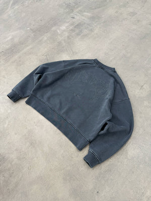 Sweatshirt MILLIONAIRE washed deep blue