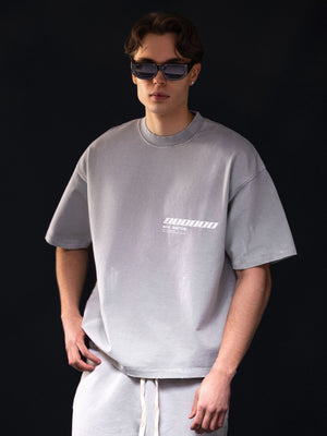 T-shirt MILLIONAIRE platinum washed