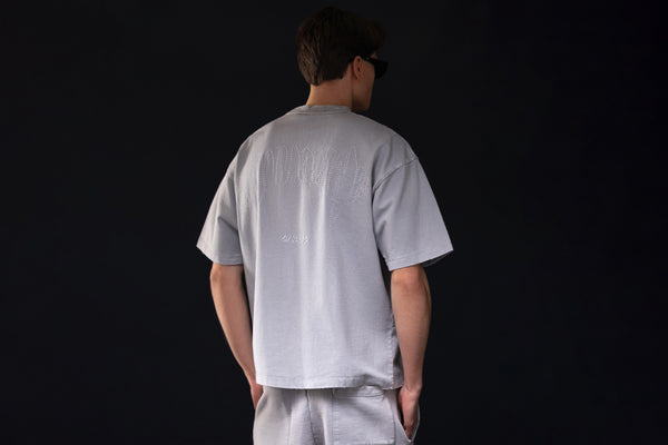 T-shirt MILLIONAIRE platinum washed