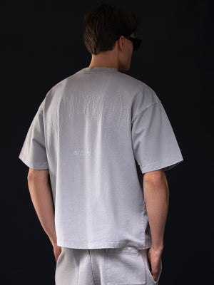 T-shirt MILLIONAIRE platinum washed