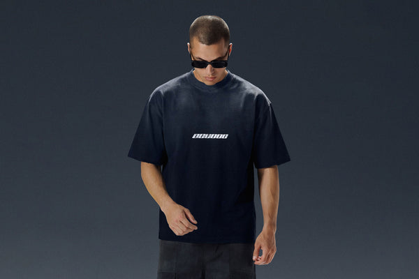 T-shirt ONE washed black