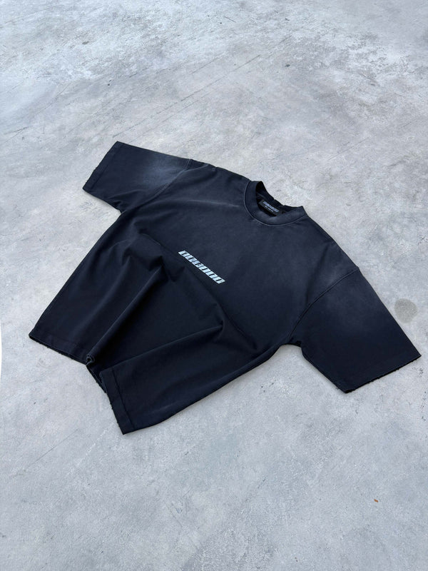 T-shirt ONE washed black