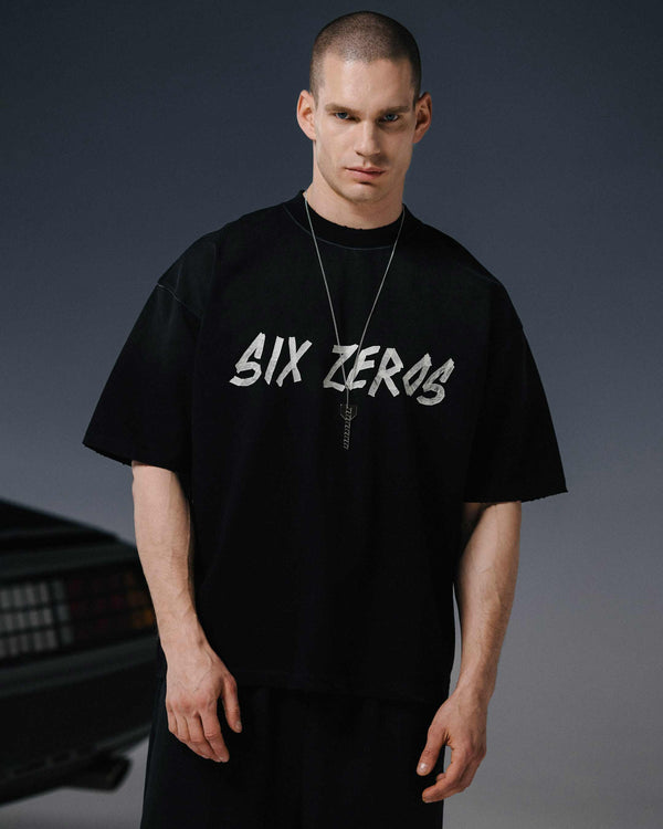 T-shirt TAPE washed black