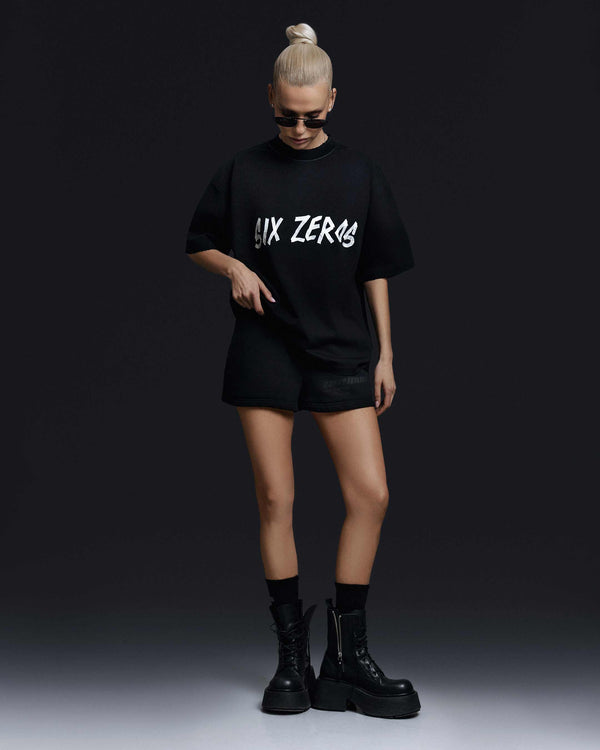 T-shirt TAPE washed black