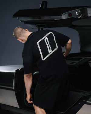 T-shirt TAPE washed black