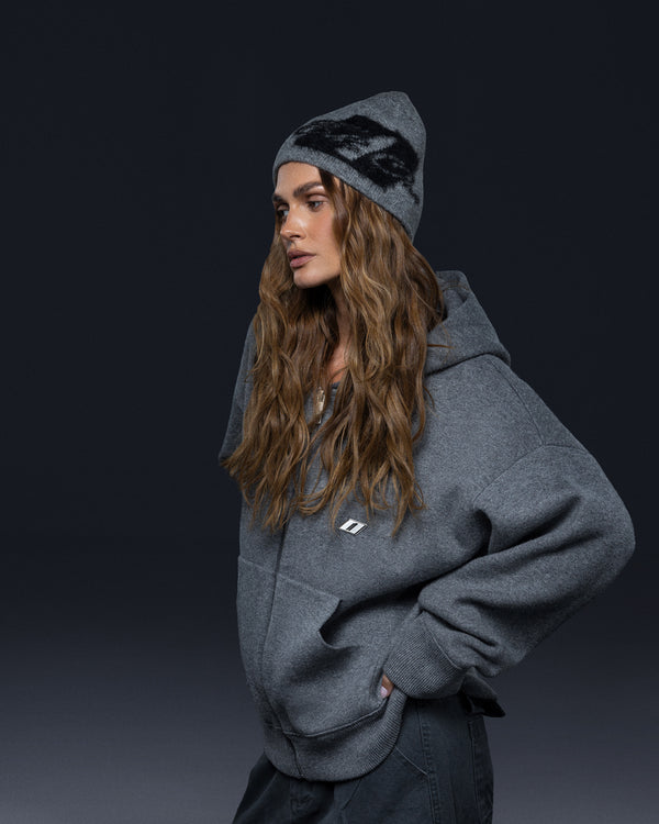 Hat THE ONE gray black logo