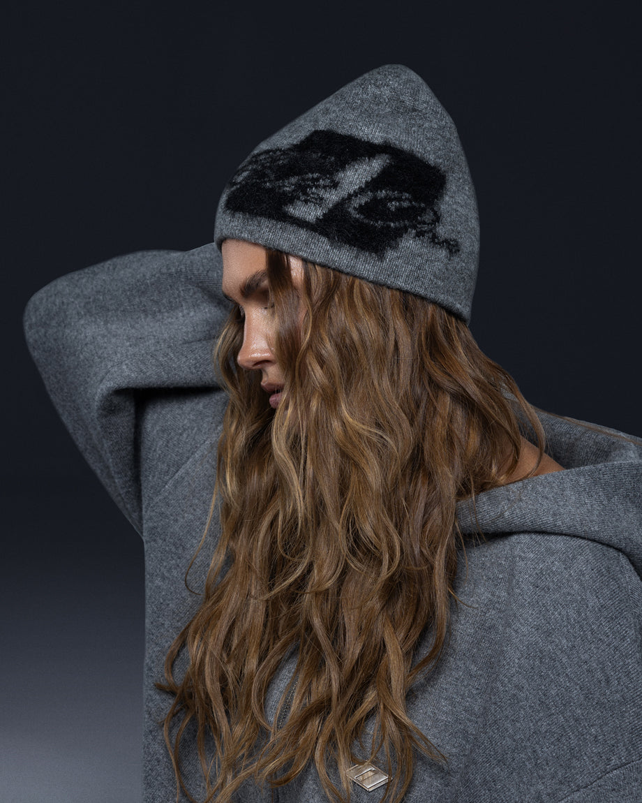 Hat THE ONE gray black logo
