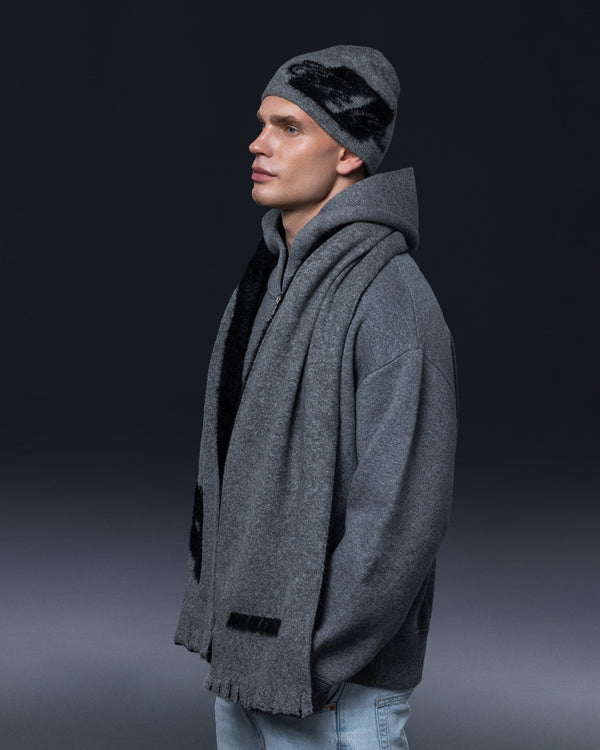 Hat THE ONE gray black logo