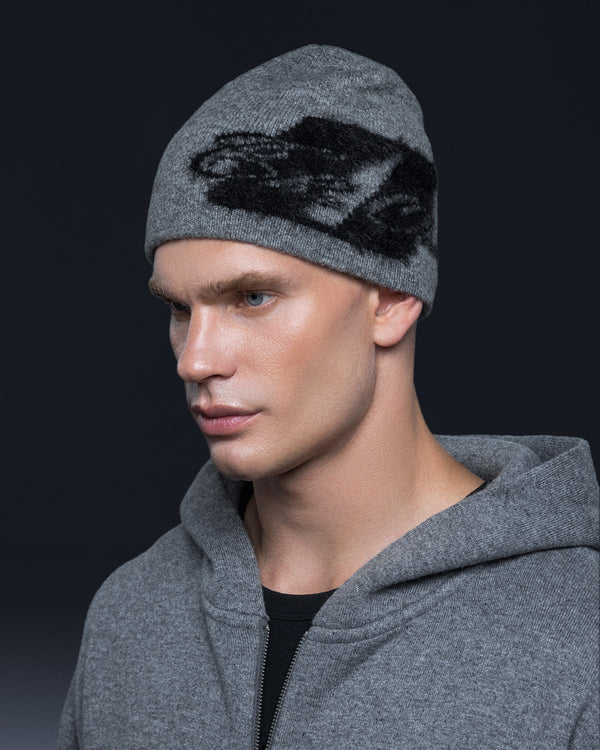 Hat THE ONE gray black logo