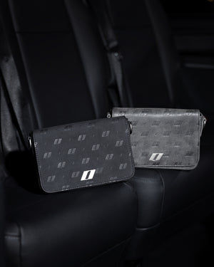 Men's leather bag THE ONE black