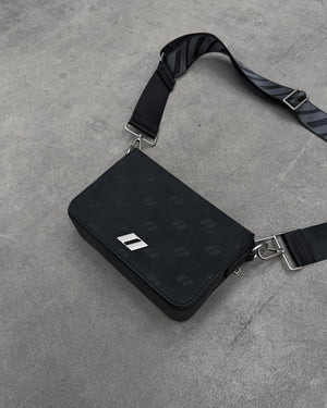 Men's leather bag THE ONE black