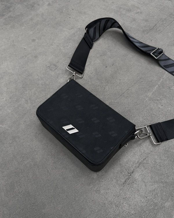Men's leather bag THE ONE black