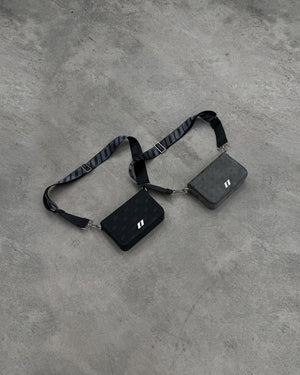 Men's leather bag THE ONE black
