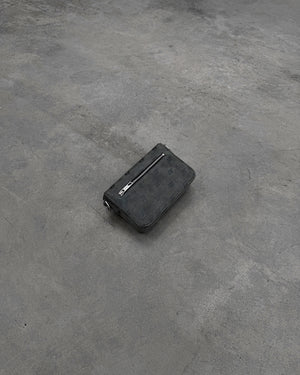 Men's leather bag THE ONE gray