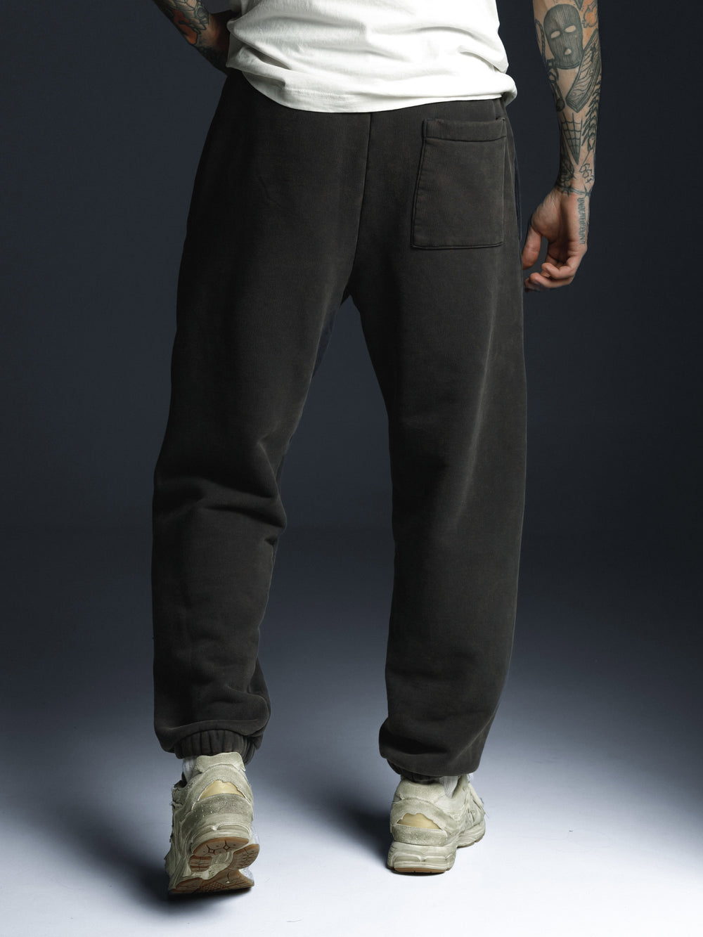 Joggers ONE dark brown washed effect