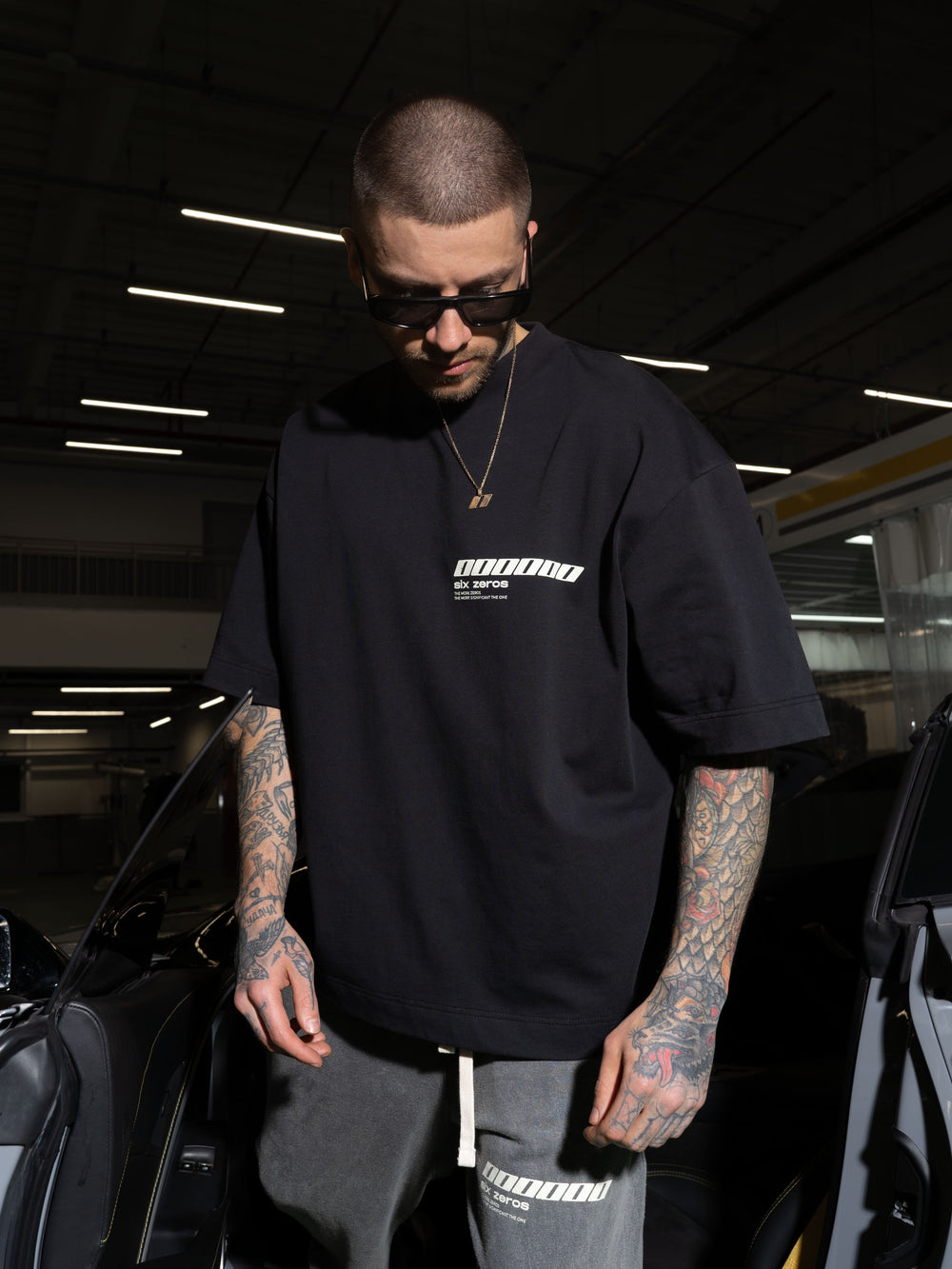 T-shirt JESUS black/black