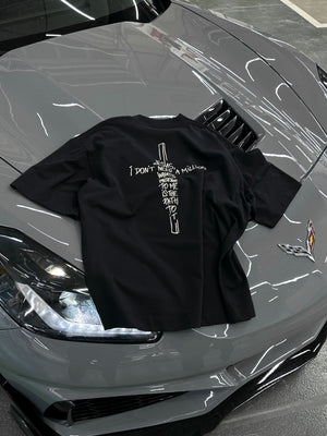 T-shirt JESUS black/black