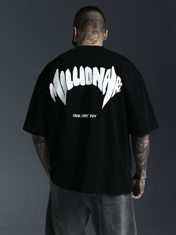 T-shirt MILLIONAIRE black/white