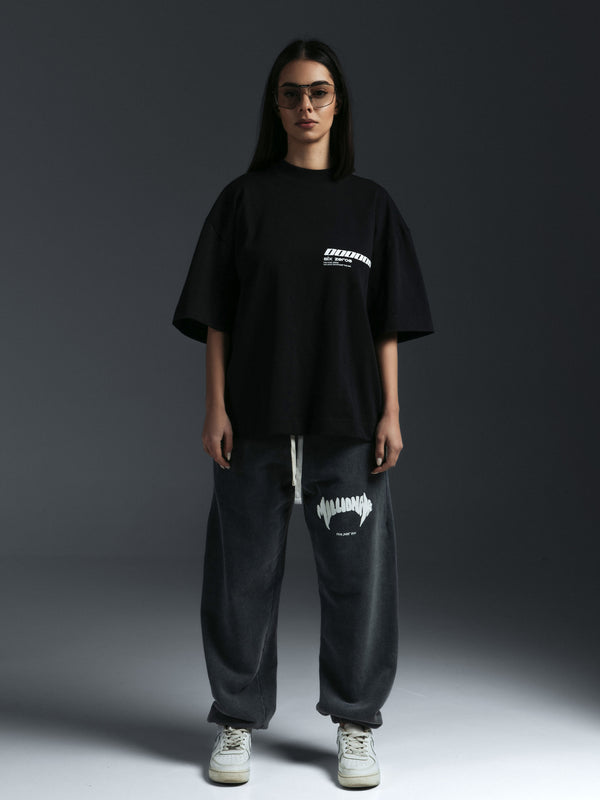 T-shirt MILLIONAIRE black/white