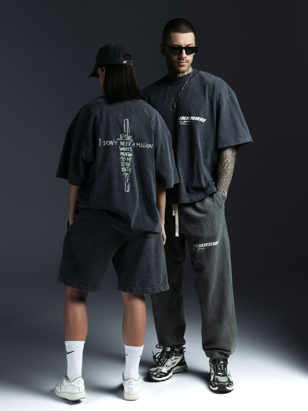 T-shirt JESUS gray