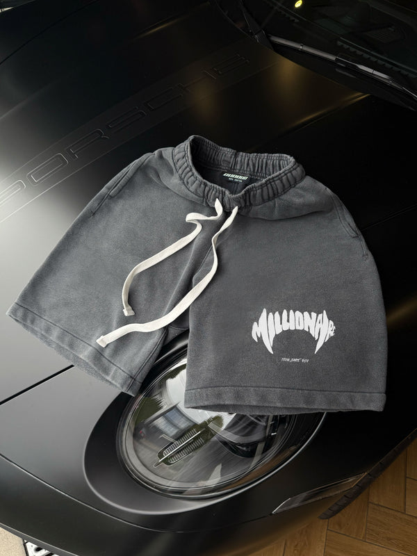 Shorts MILLIONAIRE washed gray