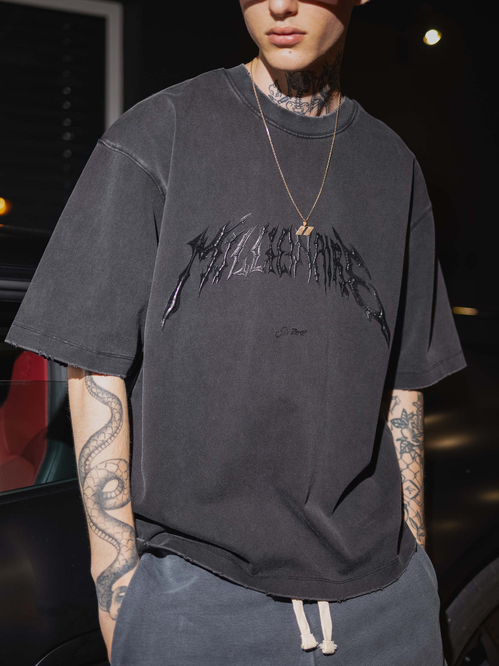 T-shirt Millionaire Royal washed