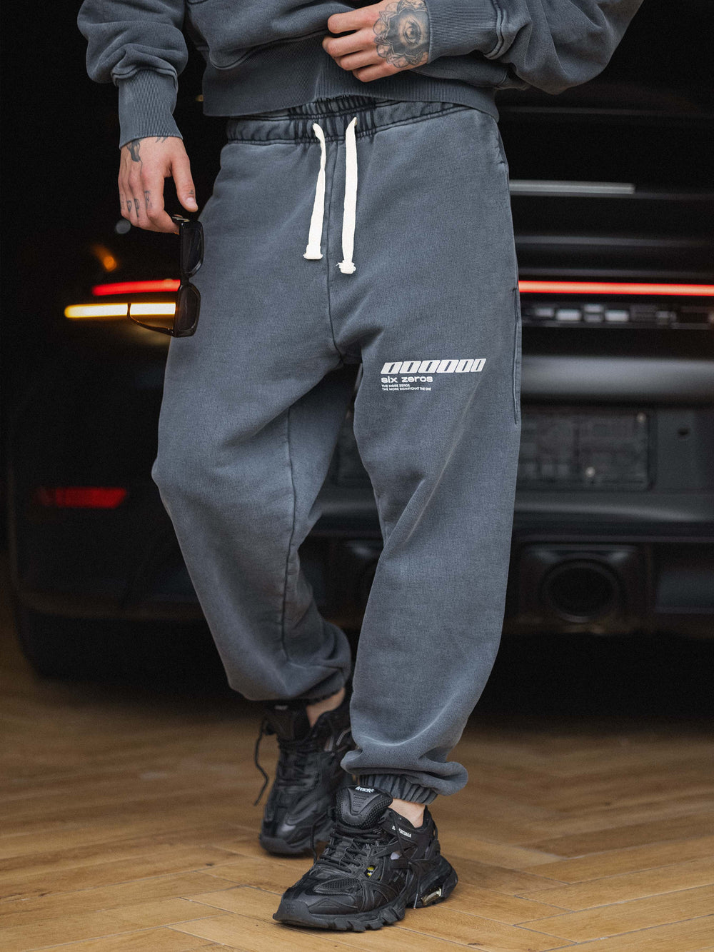 Joggers ONE washed grey