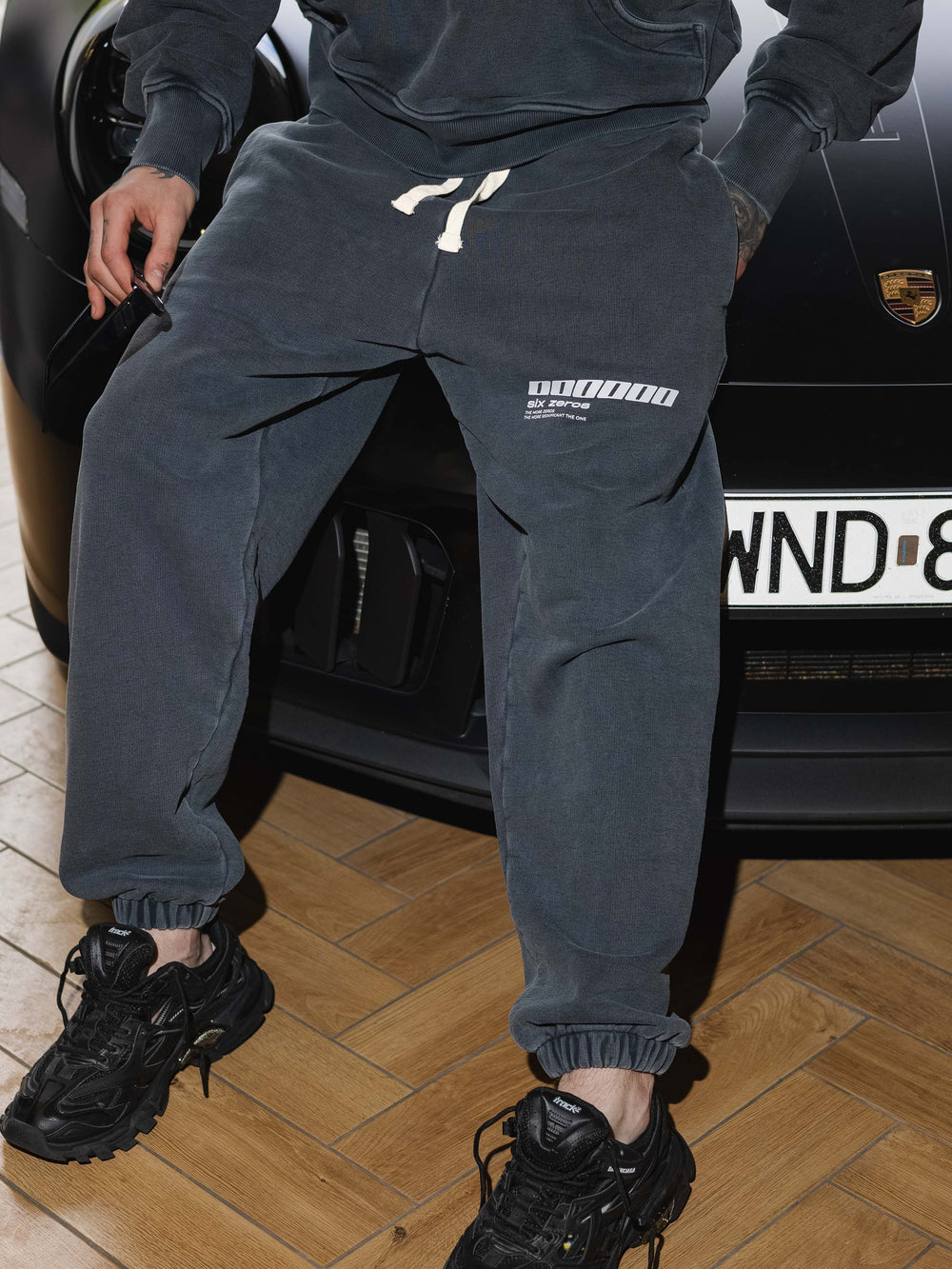 Joggers ONE washed grey
