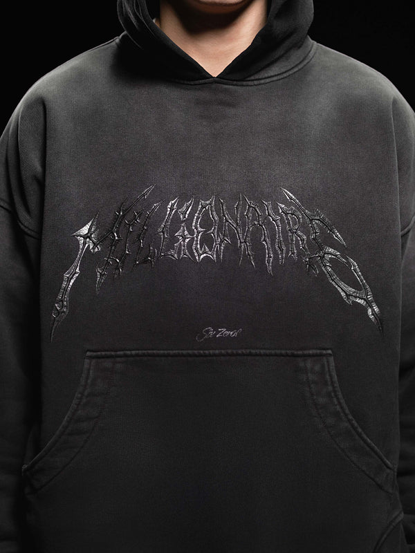Hoodie Royal 2.0 washed black