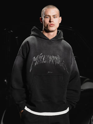 Hoodie Royal 2.0 washed black