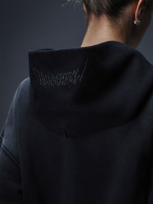 Hoodie Royal 2.0 washed black