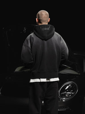 Hoodie Royal 2.0 washed black