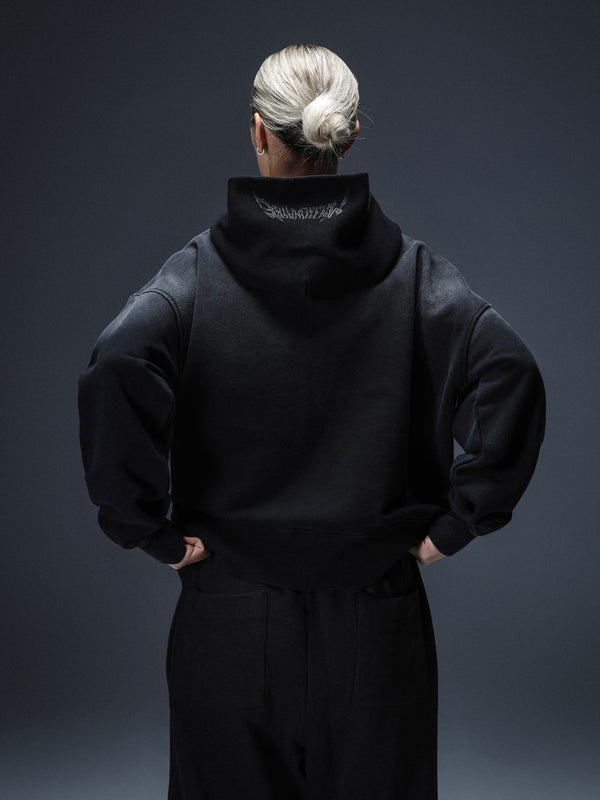 Hoodie Royal 2.0 washed black
